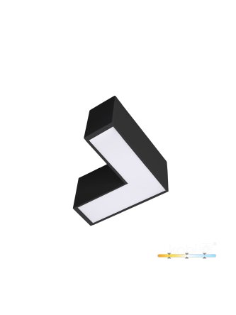 Łącznik L do LED KOLINE K2 czarny Kobi Pro 003720
