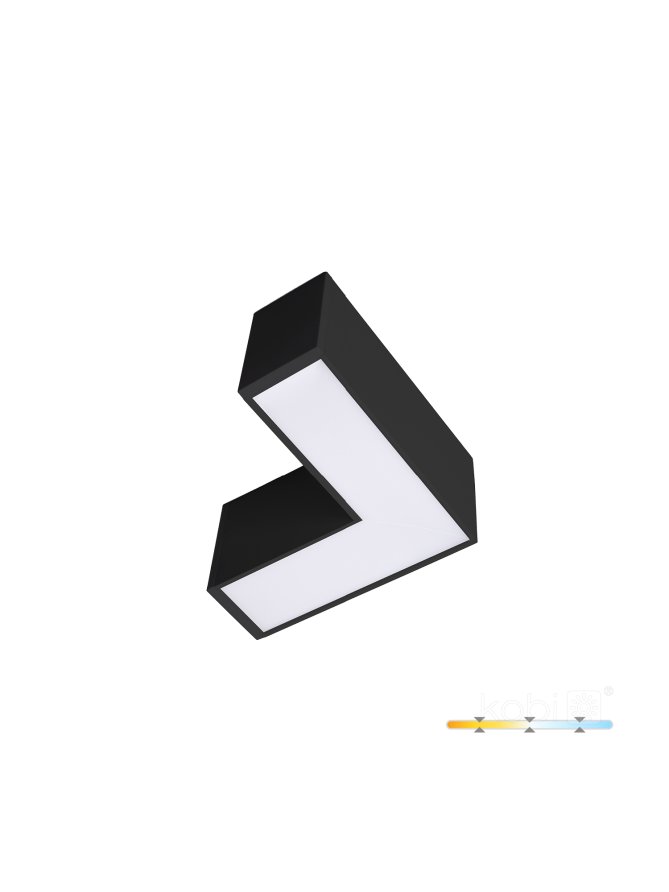 Łącznik L do LED KOLINE K2 czarny Kobi Pro 003720