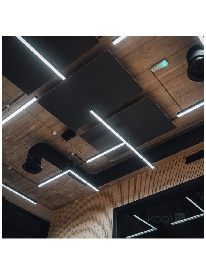Łącznik L do LED KOLINE K2 czarny Kobi Pro 003720