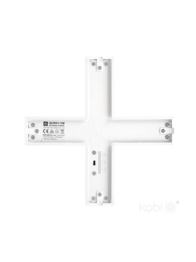 Łącznik X do LED KOLINE K2 biały Kobi Pro 003715