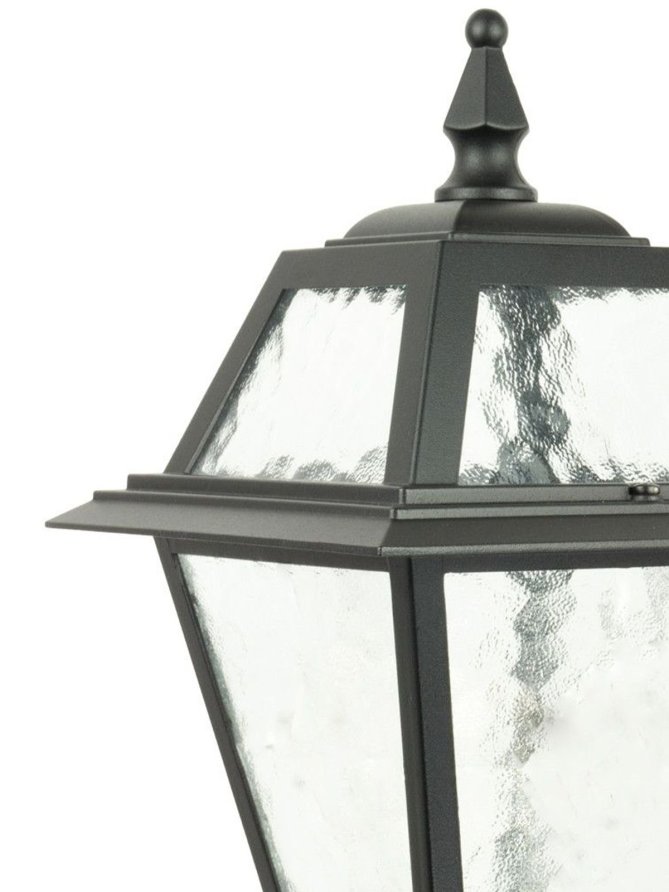 Niski słupek ogrodowy WITRAŻ 47cm E27 retro | sklep LEDco.pl