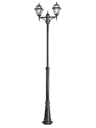 Podwójna latarnia ogrodowa WITRAŻ 185-285cm | sklep LEDco.pl