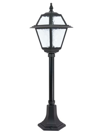 Lampa ogrodowa w angielskim stylu słupek oświetleniowy WITRAŻ 80cm