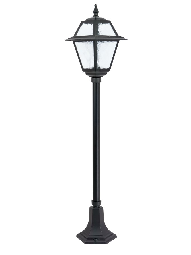 Słupek ogrodowy retro WITRAŻ 110cm E27 | sklep LEDco.pl