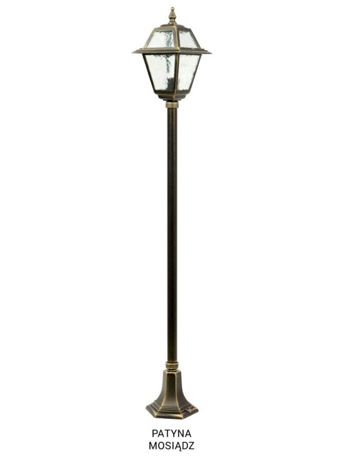 Latarnia ogrodowa retro WITRAŻ 160cm E27 | sklep LEDco.pl
