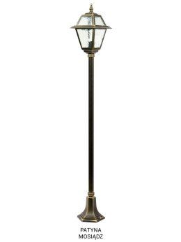 Latarnia ogrodowa retro WITRAŻ 160cm E27 | sklep LEDco.pl