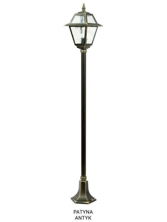 Latarnia ogrodowa retro WITRAŻ 160cm E27 | sklep LEDco.pl