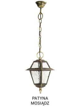 Lampa tarasowa wisząca WITRAŻ retro K 1018/1/N | sklep LEDco.pl