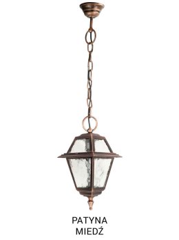 Lampa tarasowa wisząca WITRAŻ retro K 1018/1/N | sklep LEDco.pl