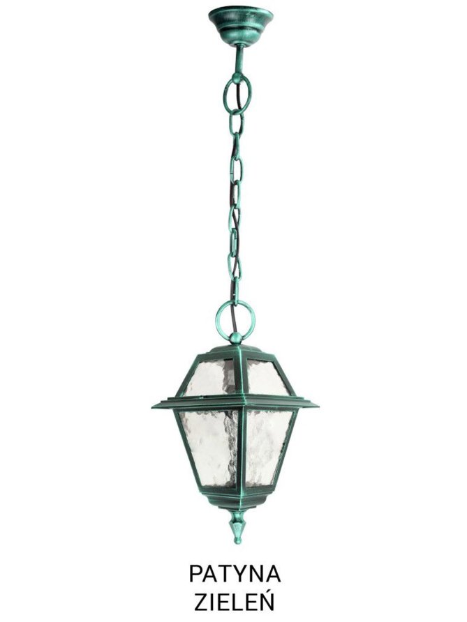 Lampa tarasowa wisząca WITRAŻ retro K 1018/1/N | sklep LEDco.pl