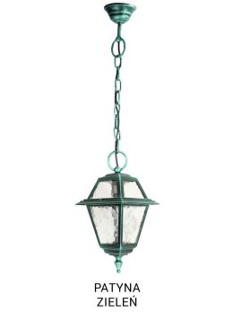 Lampa tarasowa wisząca WITRAŻ retro K 1018/1/N | sklep LEDco.pl