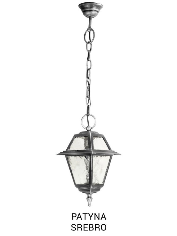 Lampa tarasowa wisząca WITRAŻ retro K 1018/1/N | sklep LEDco.pl