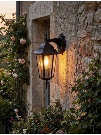 Kinkiet ogrodowy LIGURIA E27 do dołu czarny 201935 GoldLux LEDco.pl 2