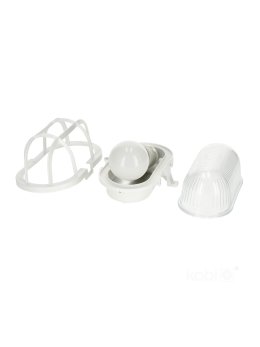 Oprawa kanałowa SOMA PC 1xE27 60 siatka plastik Kobi 001948