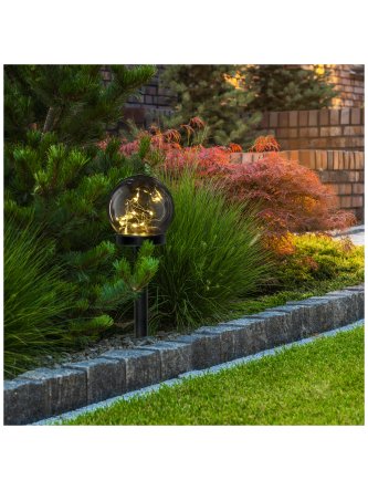 Lampa solarna wbijana LED GLOBE 3000K IP44 LED2B 004494 2