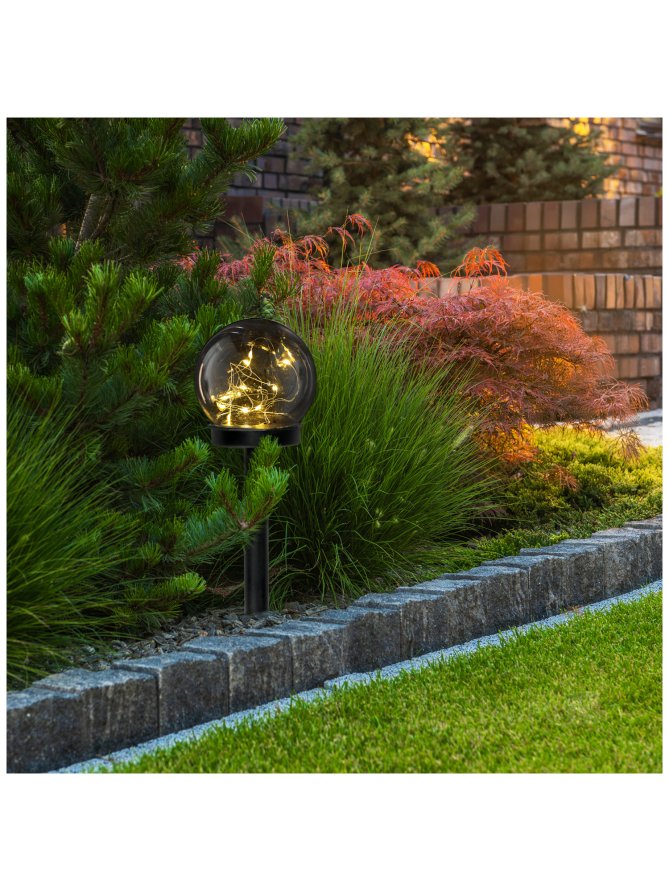 Lampa solarna wbijana LED GLOBE 3000K IP44 LED2B 004494