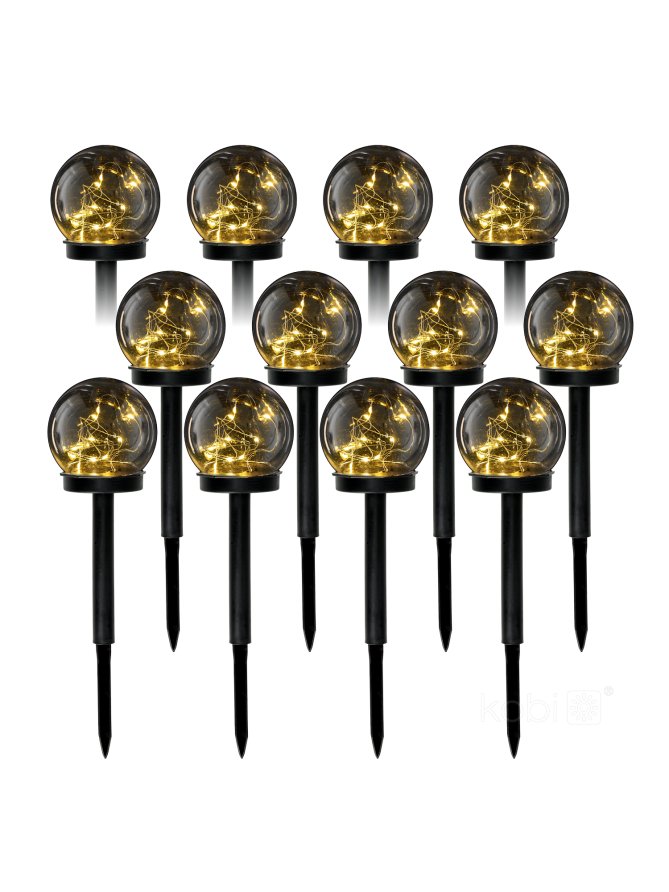 Lampa solarna wbijana LED GLOBE 3000K IP44 LED2B 004494
