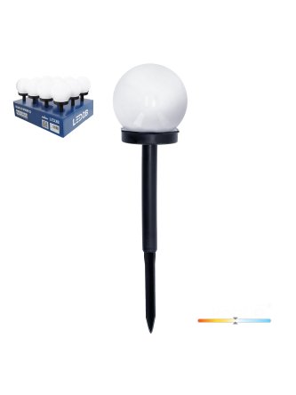 Lampa solarna wbijana LED SPHERE G2 10cm 4000K IP44 LED2B 004512