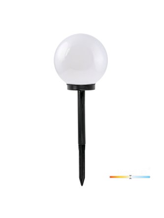 Lampa solarna wbijana LED SPHERE G2 20cm 4000K IP44 LED2B 004513