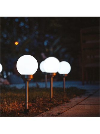 Lampa solarna wbijana LED SPHERE G2 20cm 4000K IP44 LED2B 004513 2