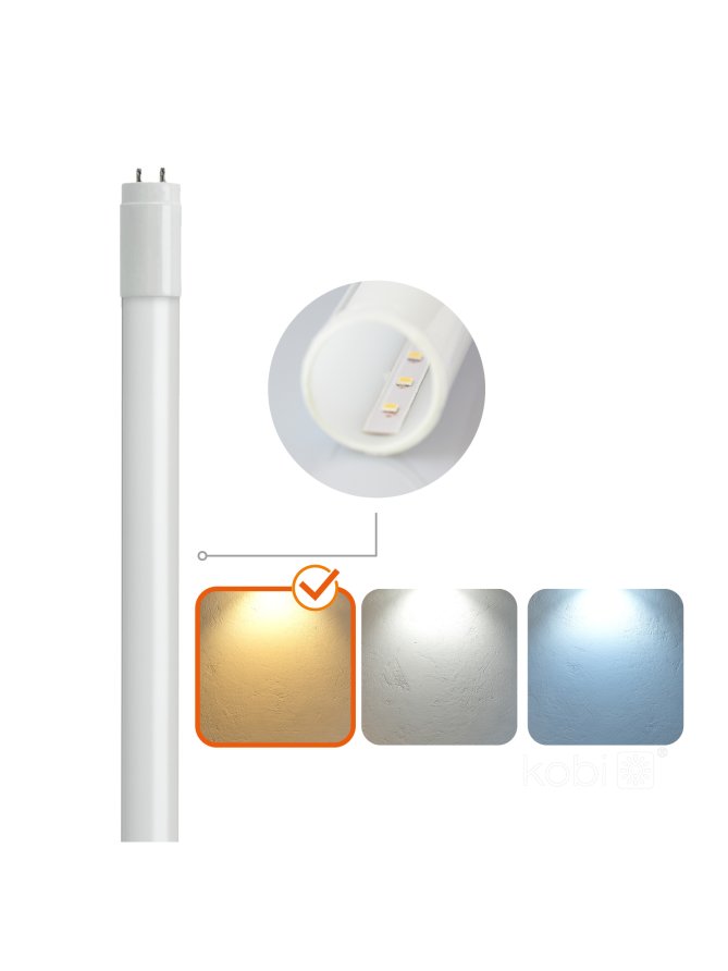 Świetlówka LED T8 18W 120cm 3000K Kobi Premium 001380