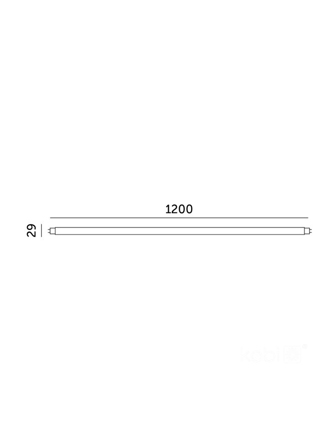 Świetlówka LED T8 G2 22W 120cm 4000K Kobi Premium 004536