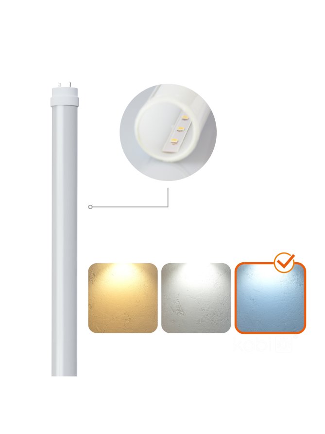 Świetlówka LED T8 G2 22W 120cm 6500K Kobi Premium 004537