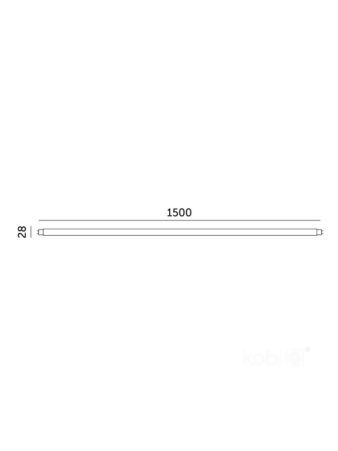 Świetlówka LED T8 G2 22W 150cm 4000K Kobi Premium 003929