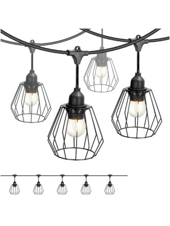 Girlanda ogrodowa Zestaw CRETE 5m + kabel 5m + 5x klosz D1 005120