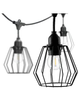 Girlanda ogrodowa Zestaw CRETE 5m + kabel 5m + 5x klosz D1 005120