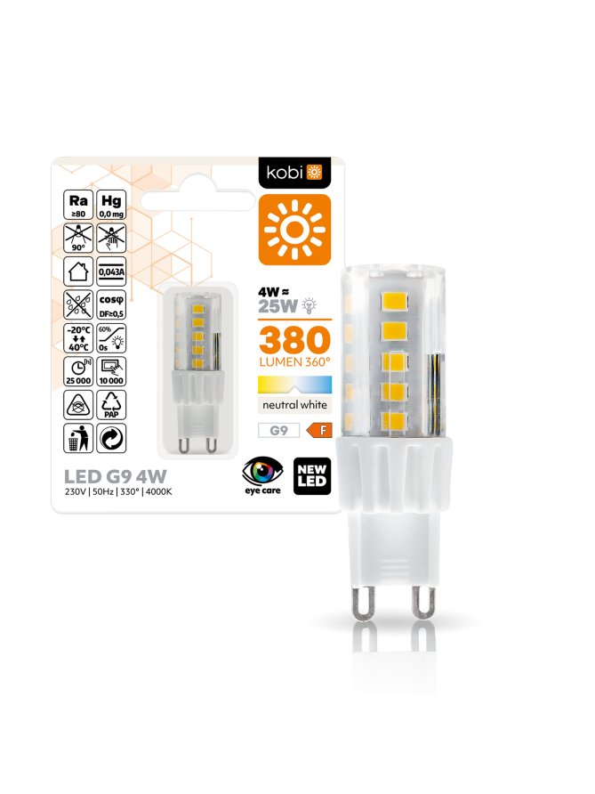 Żarówka LED G9 4W 4000K Kobi 001165