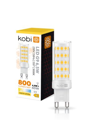 Żarówka LED G9 6,5W 3000K Kobi 004292