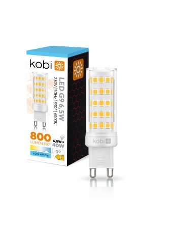 Żarówka LED G9 6,5W 6000K Kobi 004294