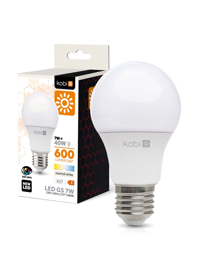 Żarówka LED GS 7W E27 4000K Kobi 001191