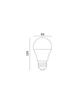 Żarówka LED GS 8,5W E27 4000K LED2B 001272
