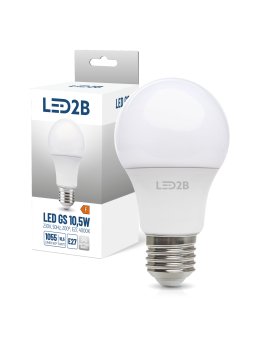 Żarówka LED GS 10,5W E27 4000K LED2B 001255