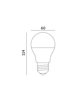 Żarówka LED GS 10,5W E27 4000K LED2B 001255
