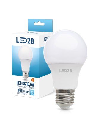 Żarówka LED GS 10,5W E27 6500K LED2B 001256