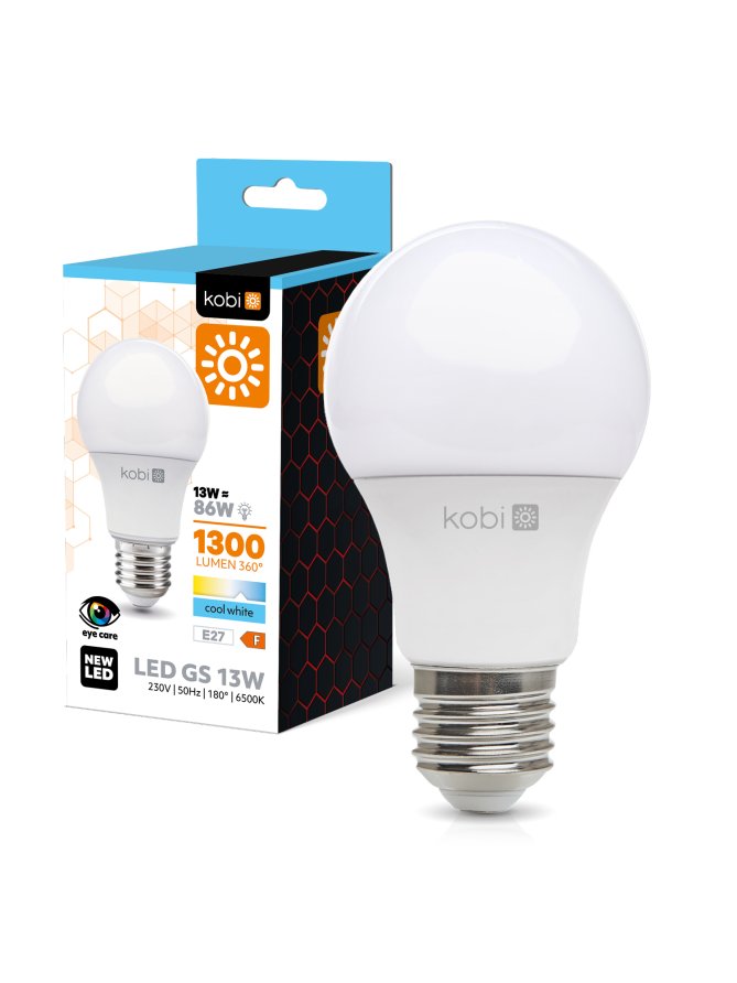 Żarówka LED GS 13W E27 6500K Kobi 001181