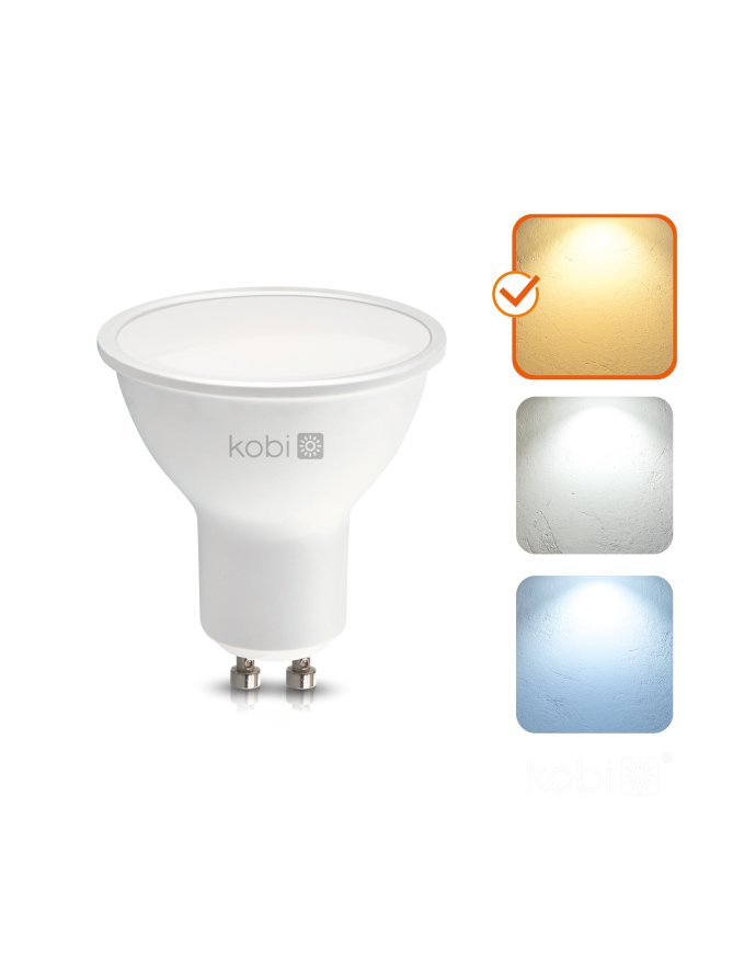 Żarówka LED GU10 1W 3000K Kobi 001199