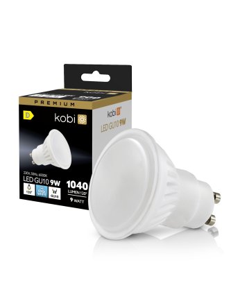 Żarówka LED GU10 9W 6000K Kobi Premium 001237