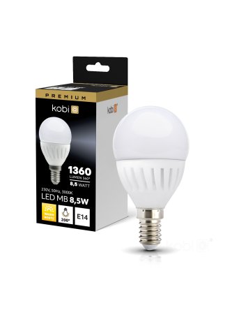 Żarówka LED MB 8,5W E14 3000K Kobi Premium 004455
