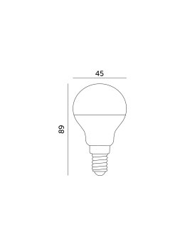 Żarówka LED MB 8,5W E14 4000K LED2B 001285
