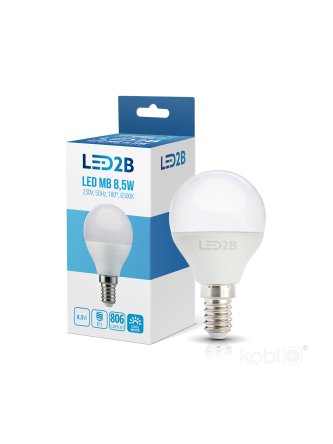 Żarówka LED MB 8,5W E14 6500K LED2B 001286