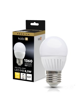 Żarówka LED MB 8,5W E27 3000K Kobi Premium 004461