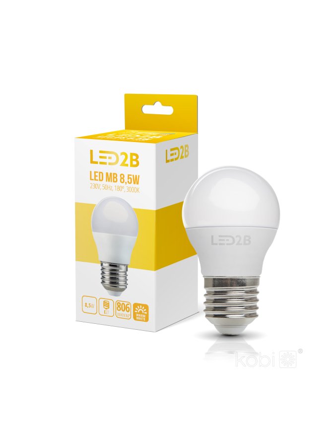 Żarówka LED MB 8,5W E27 3000K LED2B 001292