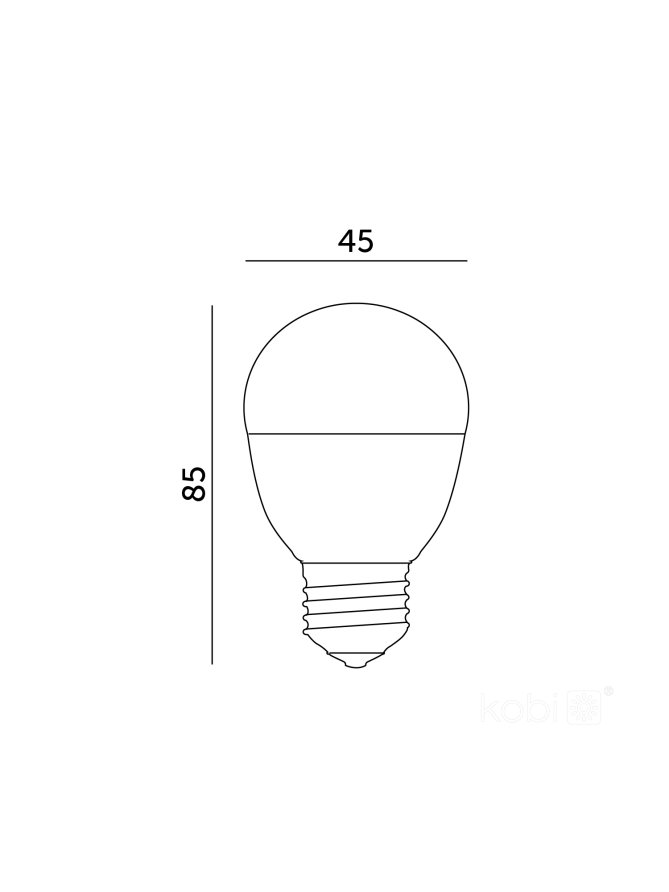 Żarówka LED MB 8,5W E27 4000K Kobi Premium 004462
