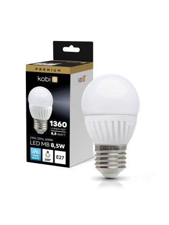 Żarówka LED MB 8,5W E27 6000K Kobi Premium 004463