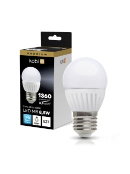 Żarówka LED MB 8,5W E27 6000K Kobi Premium 004463