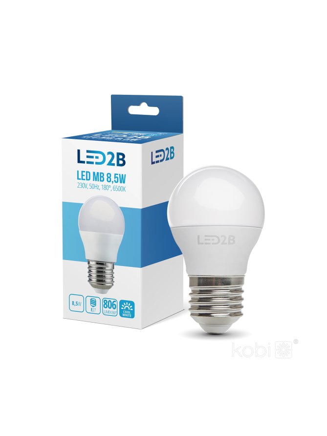 Żarówka LED MB 8,5W E27 6500K LED2B 001294
